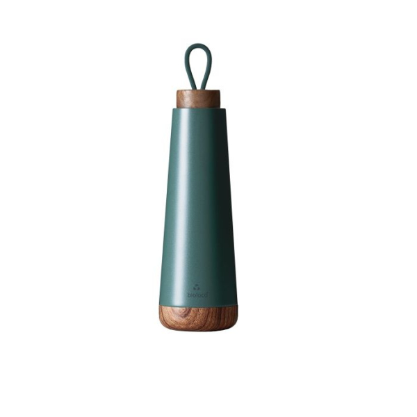 BioLoco RVS Loop thermo drinkfles 500 ml - Dark Sage
