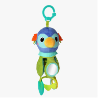 Bright Starts jouet d'activités Twirly Wirly Toucan en peluche 30cm