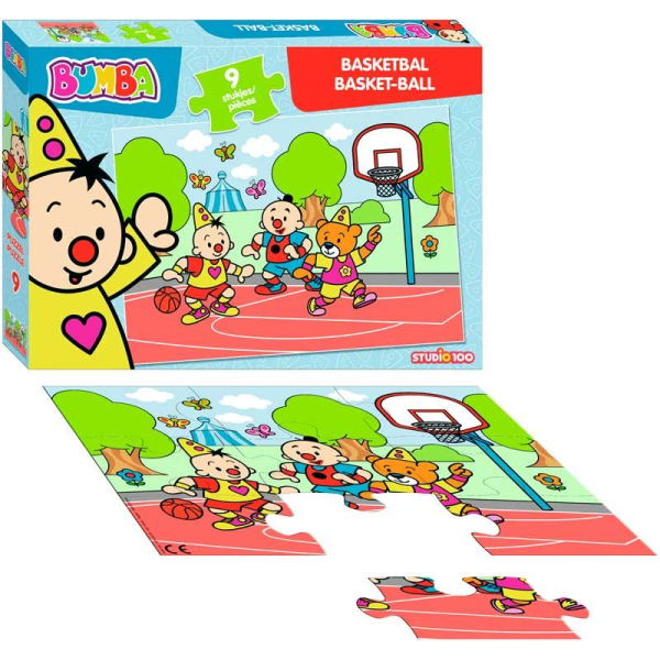 Bumba puzzel 9 stukjes Basketbal