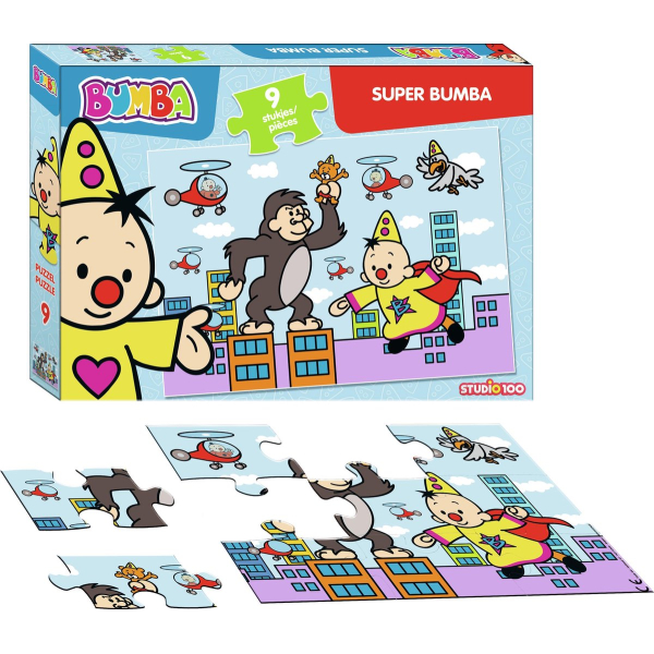 Bumba puzzel 9 stukjes Super Bumba