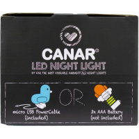 Canar LED Nachtlamp Wit 17x17cm