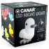 Canar LED Nachtlamp Wit 17x17cm