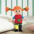 Pippi Longstocking fabric doll 18 cm