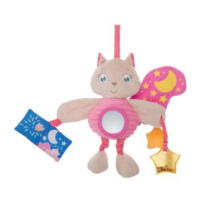 Chicco Activiteiten knuffel eekhoorn licht op in het donker in mooie cadeaudoos