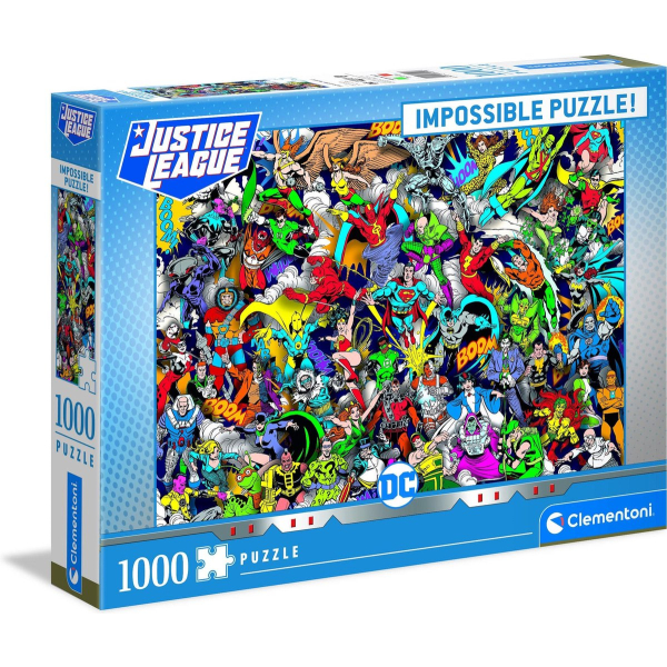 Clementoni Impossible Puzzel 1000 stukjes DC Justice League