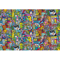 Clementoni High Quality Panorama Puzzel 1000 Stukjes Tokidoki