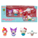 Hello Kitty & Friends Gift Box – 4-Pack Figuren – 13 × 28 cm