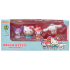 Hello Kitty & Friends Coffret Cadeau – Set de 4 Figurines – 13 × 28 cm