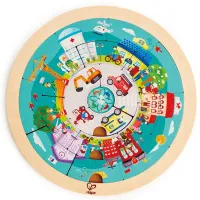 Hape Puzzle Carousel Métiers