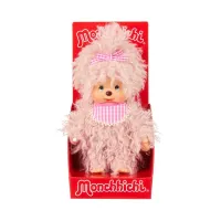 Monchhichi Fluff Pink Girl Monchhichi (20cm) PRE-ORDER VIA E-MAIL