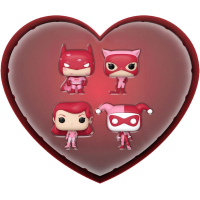 Funko Pocket POP Batman Happy Valentine's Day Set Cadeau 4-Pack