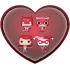 Funko Pocket POP! Batman Happy Valentine's Day Gift Box 4-Pack