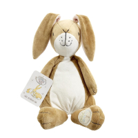 Livret Devine combien je t'aime Baby peluche Petit Lièvre Brun 22 cm