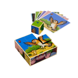 De Gruffalo blokkenpuzzel – houten puzzel – 6 afbeeldingen – Eichhorn / Simba