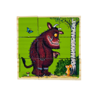 Puzzle cubes en bois Le Gruffalo – 6 images – Eichhorn / Simba