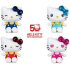 Hello Kitty 50 years Anniversary knuffel Blauw 22 cm