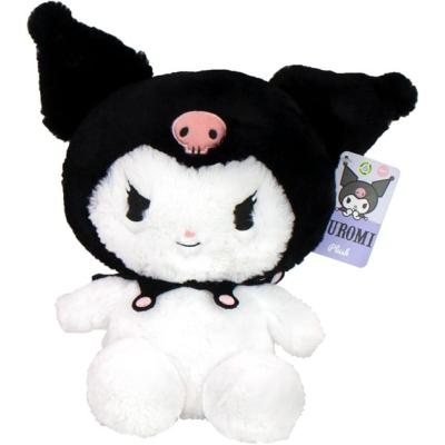 Hello Kitty & Friends – Kuromi Fluffy Pluche – 28 cm zwart