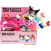 Hello Kitty & Friends – Squishy Pencil Topper Hello Kitty avec ruban rose