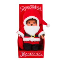Monchhichi Jongen Kerstman 20 cm