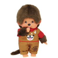 Monchhichi Jongen Tuinbroek Hond 20 cm