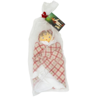 Käthe Kruse knuffeldoekje met poppenhoofdje 