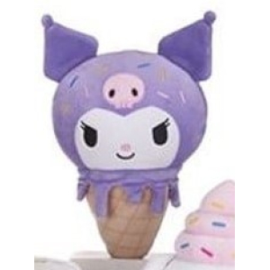 Hello Kitty & Friends Foodie Fun Kuromi Ijshoorntje knuffel 25 cm