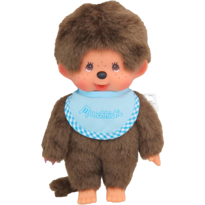 Monchhichi Boy With light blue Bib 20 cm