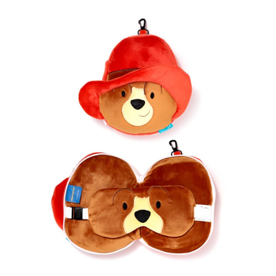 Relaxeazzzzz Paddington Bear Travel Set - Oreiller de cou et masque de sommeil
