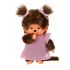 Monchhichi Meisje in roze glitterjurk 20 cm