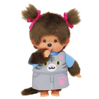 Sekiguchi Monchhichi girl dress cat 20 cm