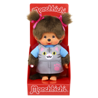 Sekiguchi Monchhichi girl dress cat 20 cm