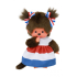 Monchhichi Nederlands meisje 20 cm