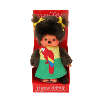 Monchhichi Meisje Papegaai 20 cm