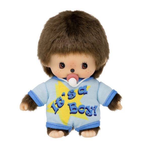 Sekiguchi Monchhichi Bebichhichi Garçon barboteuse It's a Boy 16 cm