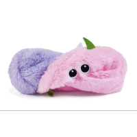 Omkeerbare Pluche Etui Paars Roze Monster – Polyester – 23 cm