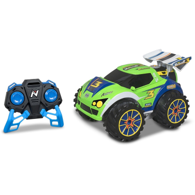 Nikko Nano VaporizR 3 – Neon Green (20 cm) – Voiture RC Amphibie 4×4 pour Terre, Eau & Neige avec 2.4GHz