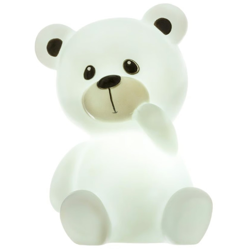 LED Nachtlamp Beer – 12 cm – Wit