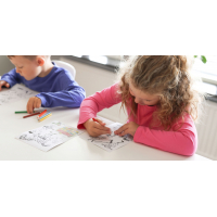 Pippi Longstocking Coloring stickers set