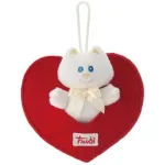 Trudi Sweet Collection plush pendant cat in heart 9 cm