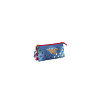 Wonder Woman Pencil case with 3 compartments