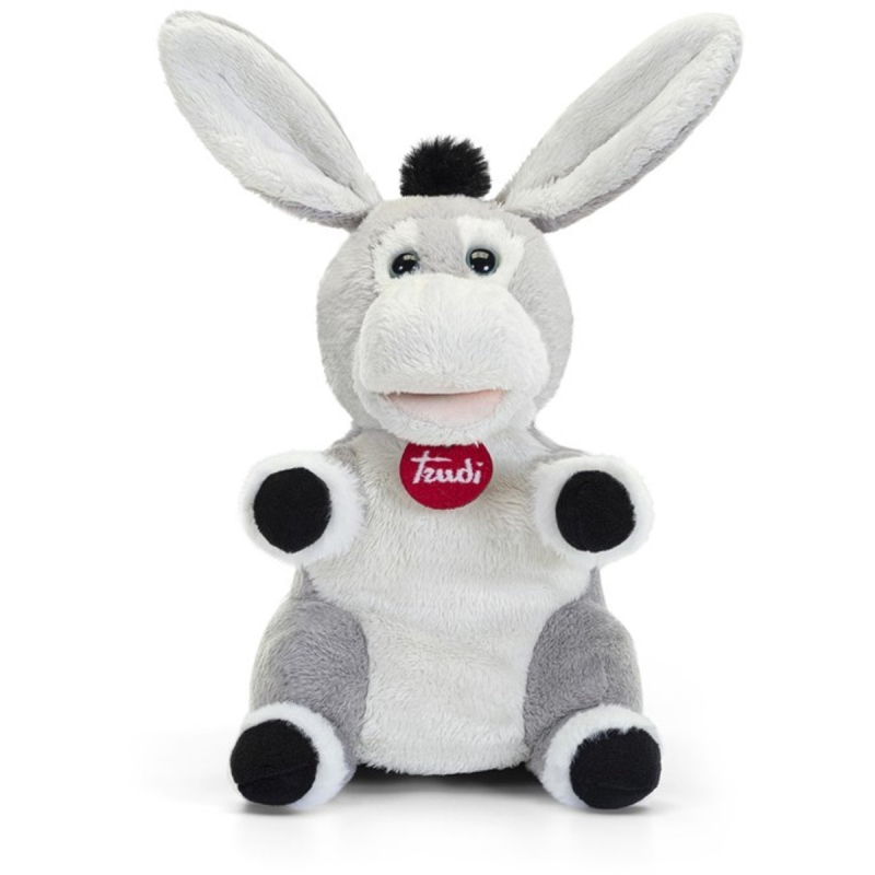 Trudi Pluchen Handpop Ezel S – 25 cm – Zachte Knuffel & Poppentheater
