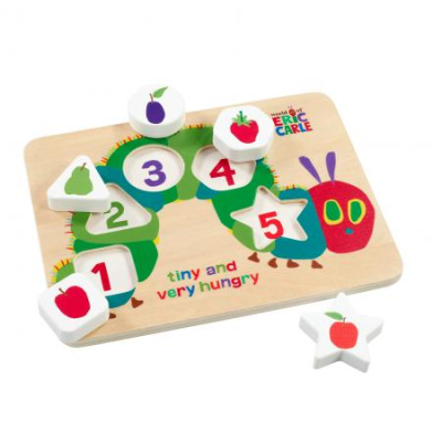 The tiny and very hungry Caterpillar Wooden shape puzzle