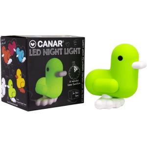 Veilleuse LED Canar Citron Vert 17x17cm