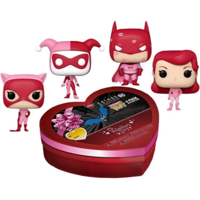 Funko Pocket POP! Batman Happy Valentine's Day Geschenkbox 4-Pack