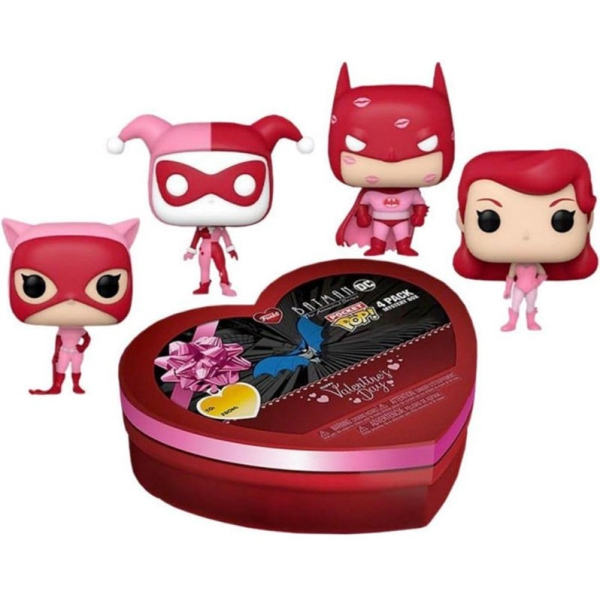 Funko Pocket POP! Batman Happy Valentine's Day Geschenkbox 4-Pack
