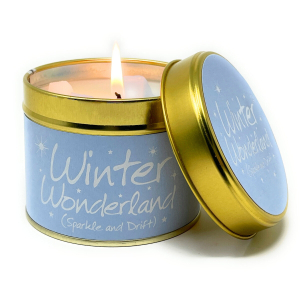 Lily Flame Winter Wonderland luxe kaars in Blik