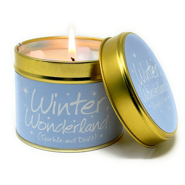 Lily Flame Winter Wonderland luxe kaars in Blik