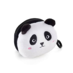 Pluche Muntenportemonnee – Panda met Ritssluiting en Clip