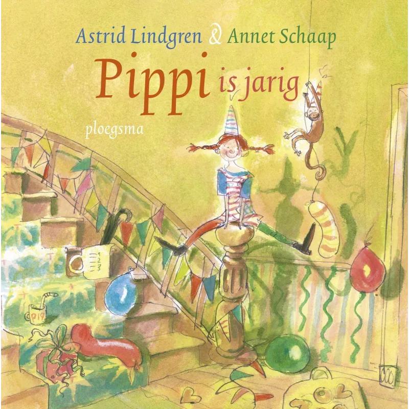 Pippi Langkous – Pippi is jarig – Prentenboek – Nederlandstalige editie