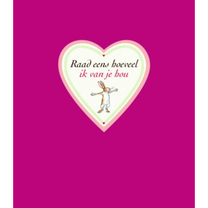 Livre Devine combien je t'aime : édition de la Saint-Valentin (Hazeltje) ÉDITION NEERLANDAISE